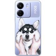 Прозрачный чехол BoxFace Poco C65 Husky