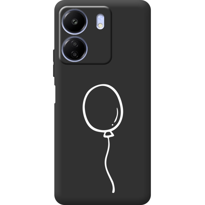 Черный чехол BoxFace Poco C65 Balloon