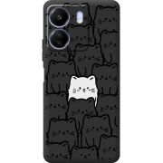 Черный чехол BoxFace Poco C65 