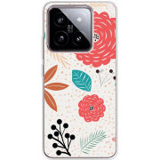 Чехол BoxFace Xiaomi 14 Line Flowers