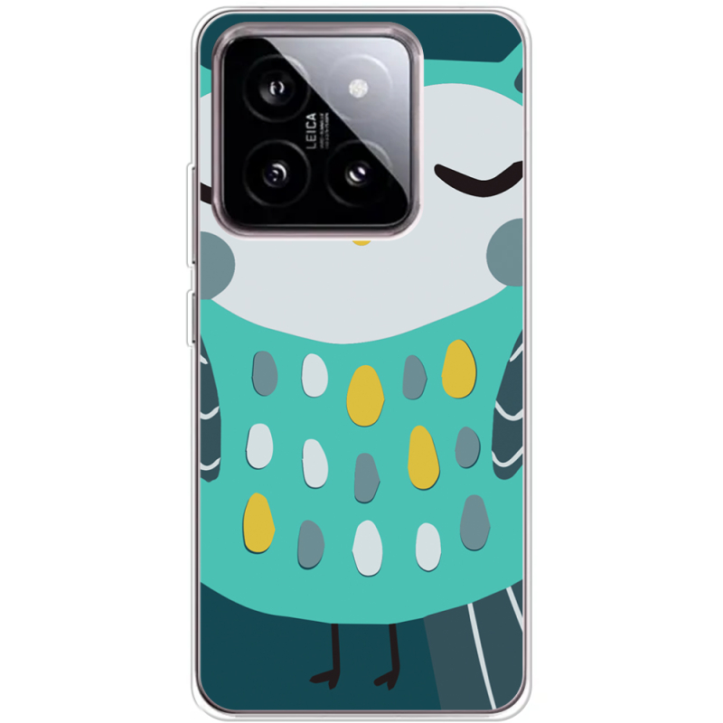 Чехол BoxFace Xiaomi 14 Green Owl