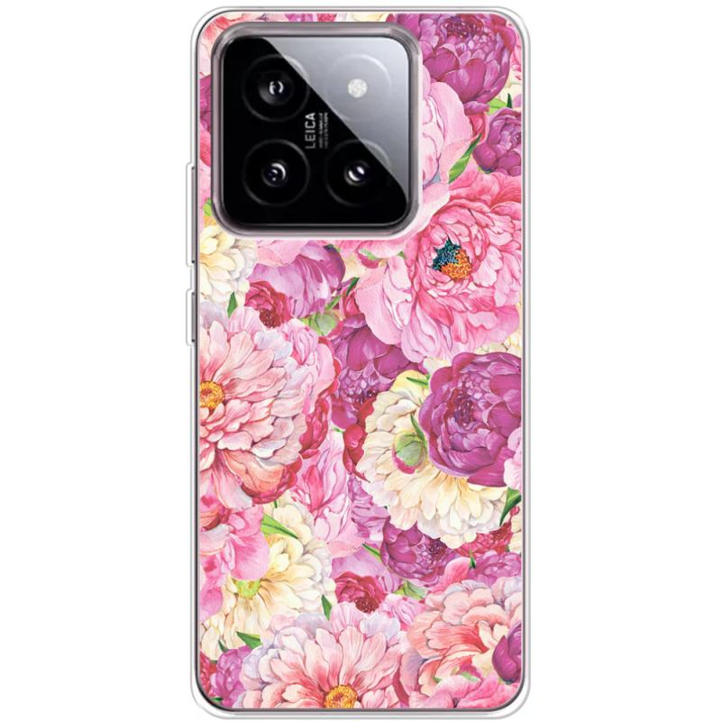 Чехол BoxFace Xiaomi 14 Pink Peonies