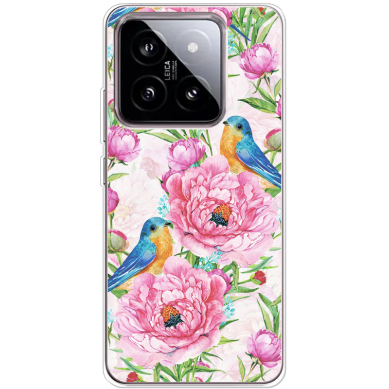 Чехол BoxFace Xiaomi 14 Birds and Flowers