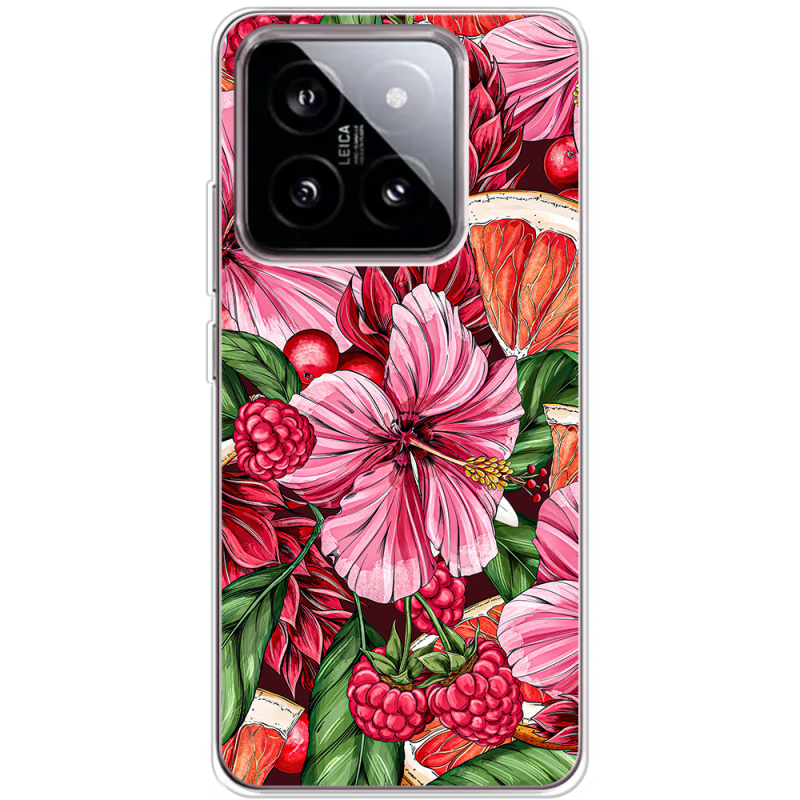 Чехол BoxFace Xiaomi 14 Tropical Flowers