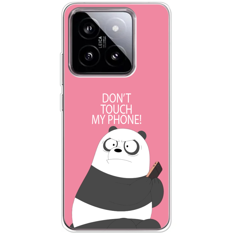 Чехол BoxFace Xiaomi 14 Dont Touch My Phone Panda