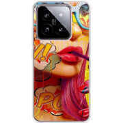 Чехол BoxFace Xiaomi 14 Yellow Girl Pop Art