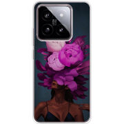 Чехол BoxFace Xiaomi 14 Exquisite Purple Flowers