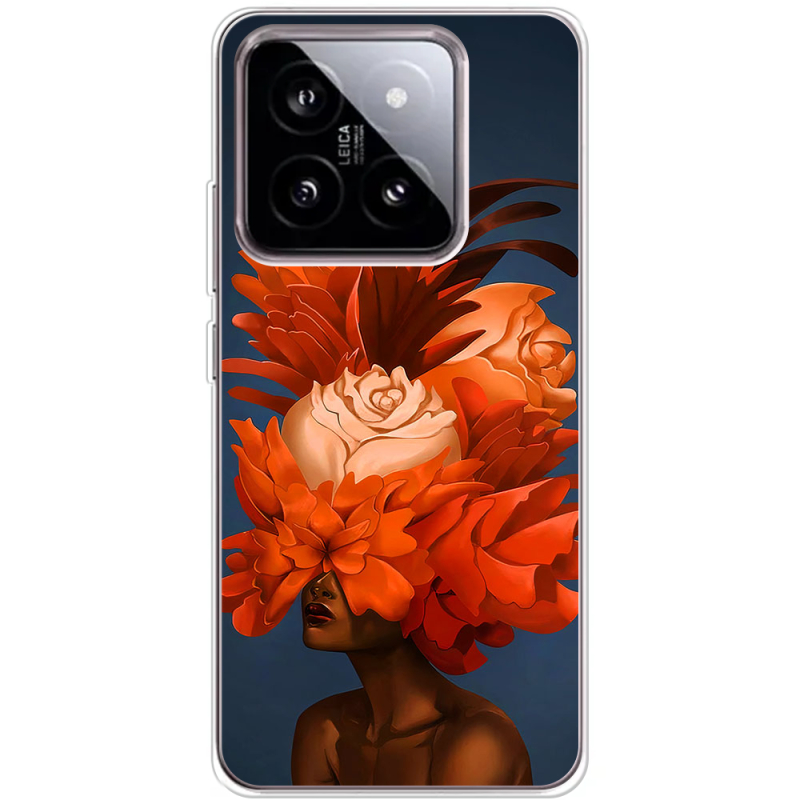 Чехол BoxFace Xiaomi 14 Exquisite Orange Flowers