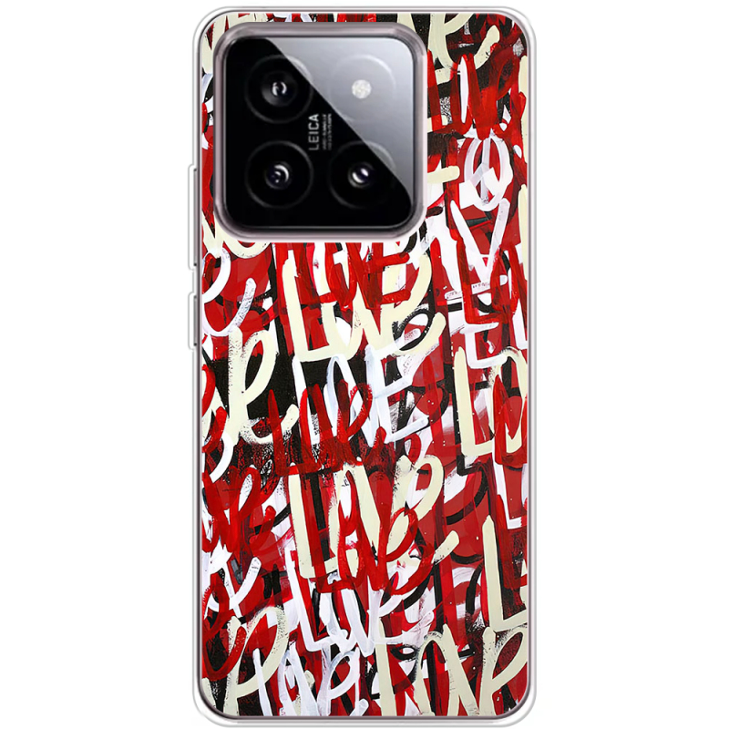 Чехол BoxFace Xiaomi 14 Love Graffiti