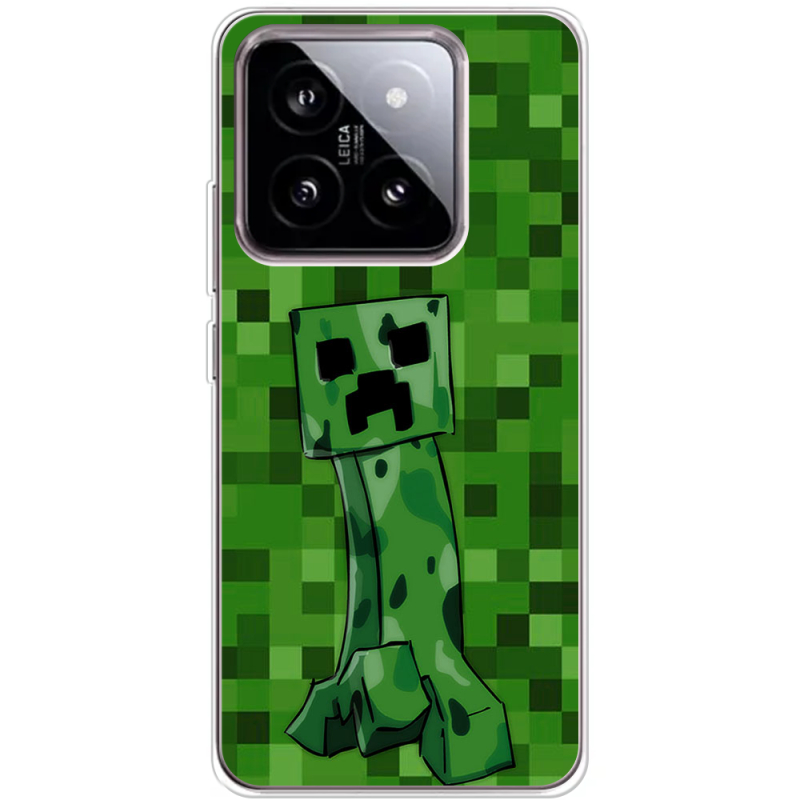 Чехол BoxFace Xiaomi 14 Minecraft Creeper