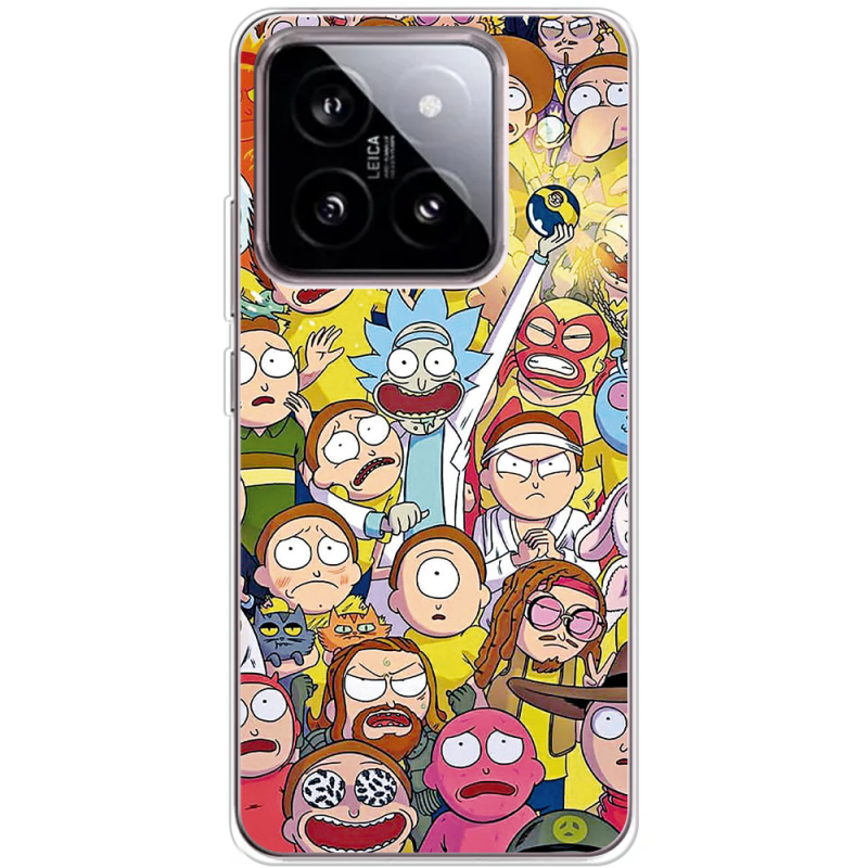 Чехол BoxFace Xiaomi 14 Rick and Morty