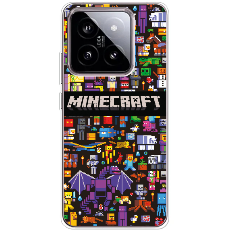 Чехол BoxFace Xiaomi 14 Minecraft Mobbery