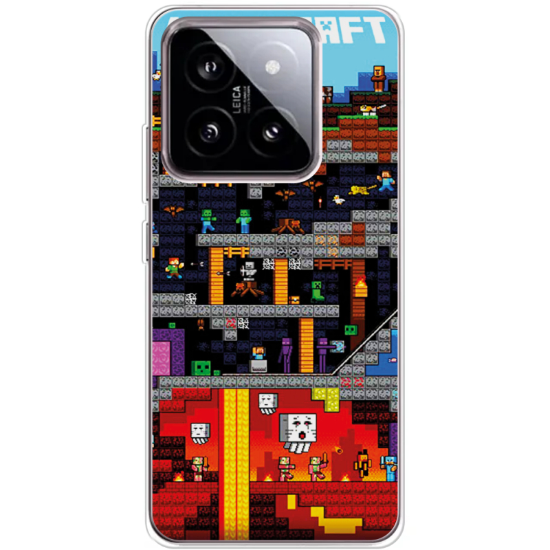 Чехол BoxFace Xiaomi 14 Minecraft Lode Runner