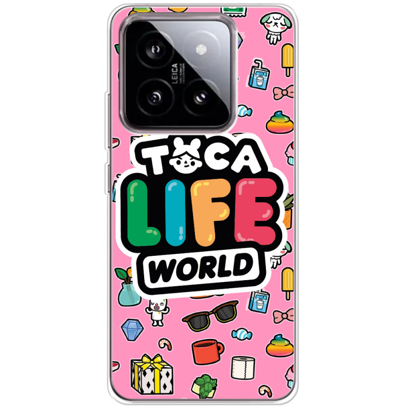 Чехол BoxFace Xiaomi 14 Toca Boca Life World