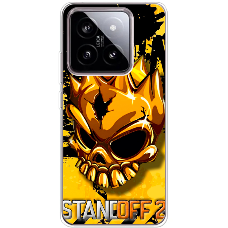 Чехол BoxFace Xiaomi 14 StandOff 2 gold