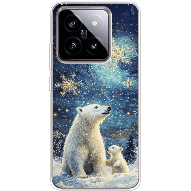 Чехол BoxFace Xiaomi 14 Північні ведмеді