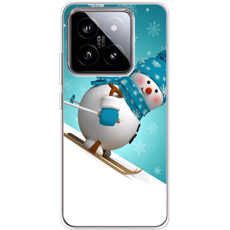 Чехол BoxFace Xiaomi 14 Skier Snowman