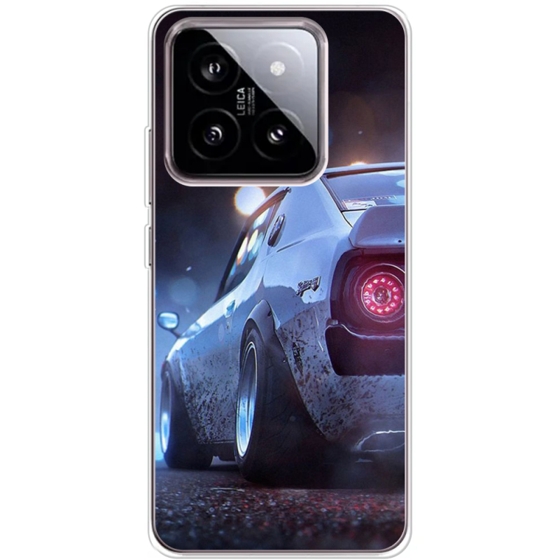 Чехол BoxFace Xiaomi 14 Silver Car