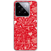 Чехол BoxFace Xiaomi 14 Happy Valentines