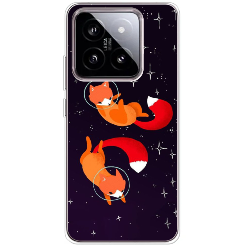 Чехол BoxFace Xiaomi 14 Fox-Astronauts