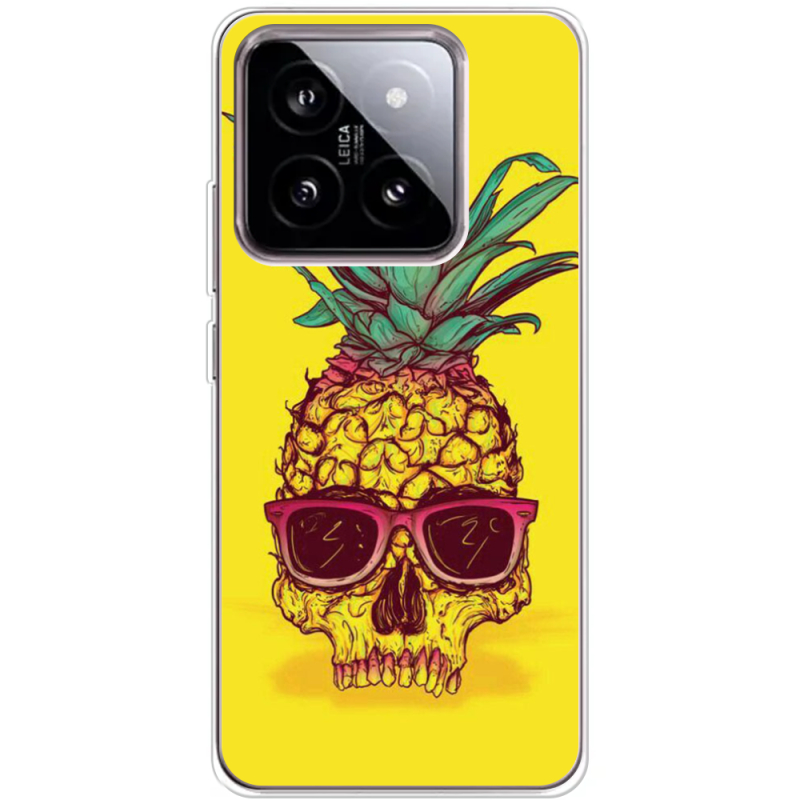 Чехол BoxFace Xiaomi 14 Pineapple Skull