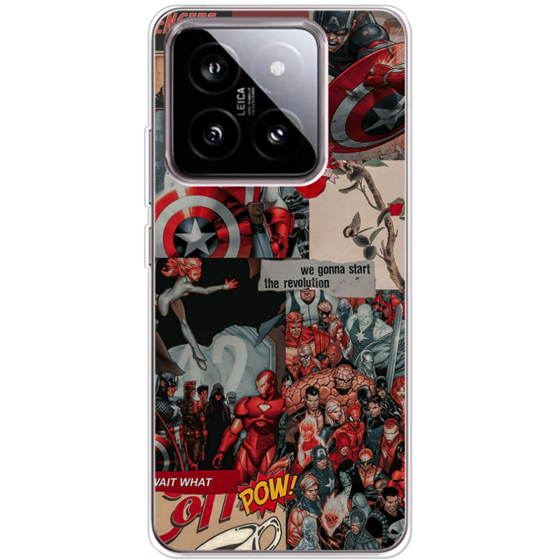 Чехол BoxFace Xiaomi 14 Marvel Avengers