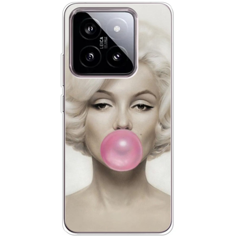 Чехол BoxFace Xiaomi 14 Marilyn Monroe Bubble Gum