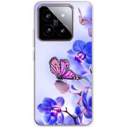 Чехол BoxFace Xiaomi 14 Orchids and Butterflies