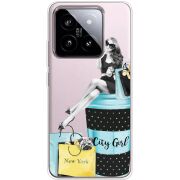 Прозрачный чехол BoxFace Xiaomi 14 City Girl