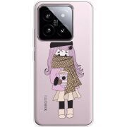 Прозрачный чехол BoxFace Xiaomi 14 Winter Morning Girl