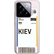 Прозрачный чехол BoxFace Xiaomi 14 Ticket Kiev