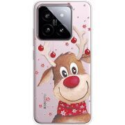 Прозрачный чехол BoxFace Xiaomi 14 Winter Deer