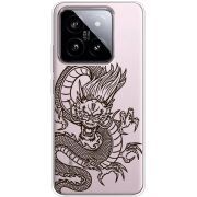 Прозрачный чехол BoxFace Xiaomi 14 Chinese Dragon