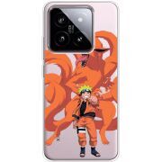 Прозрачный чехол BoxFace Xiaomi 14 Naruto and Kurama