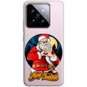 Прозрачный чехол BoxFace Xiaomi 14 Cool Santa