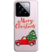 Прозрачный чехол BoxFace Xiaomi 14 Holiday Car