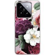 Прозрачный чехол BoxFace Xiaomi 14 Floral Dark Dreams