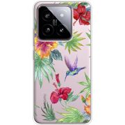 Прозрачный чехол BoxFace Xiaomi 14 Tropical