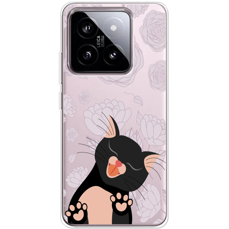 Прозрачный чехол BoxFace Xiaomi 14 Meow