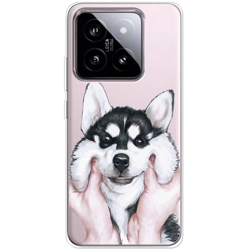 Прозрачный чехол BoxFace Xiaomi 14 Husky