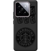 Черный чехол BoxFace Xiaomi 14 Black Coffee