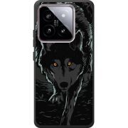 Черный чехол BoxFace Xiaomi 14 Wolf