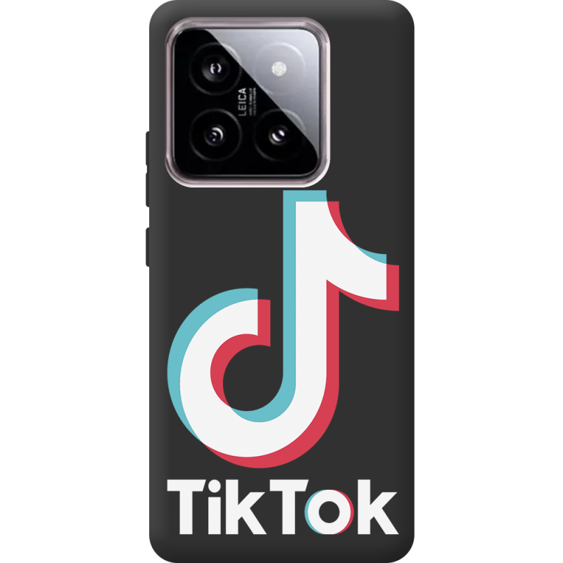 Черный чехол BoxFace Xiaomi 14 Tik Tok