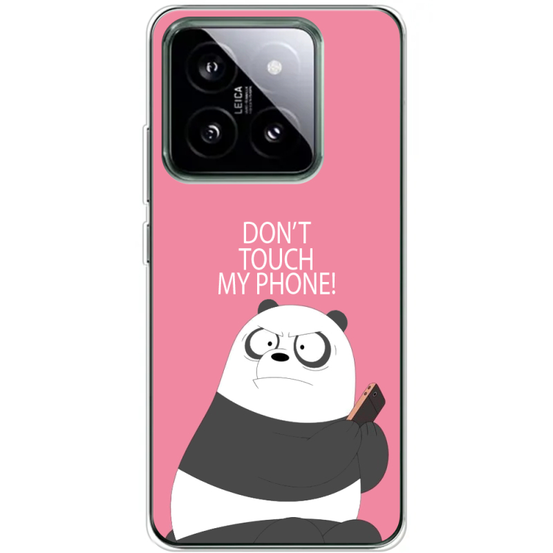 Чехол BoxFace Xiaomi 14 Pro Dont Touch My Phone Panda