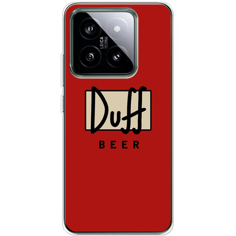 Чехол BoxFace Xiaomi 14 Pro Duff beer