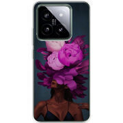 Чехол BoxFace Xiaomi 14 Pro Exquisite Purple Flowers