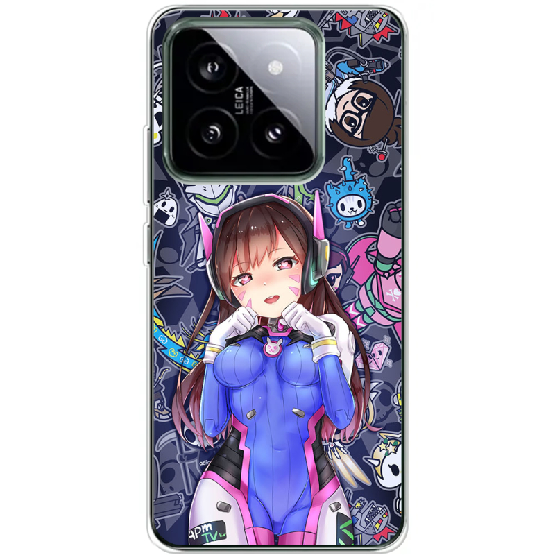 Чехол BoxFace Xiaomi 14 Pro Overwatch D.VA