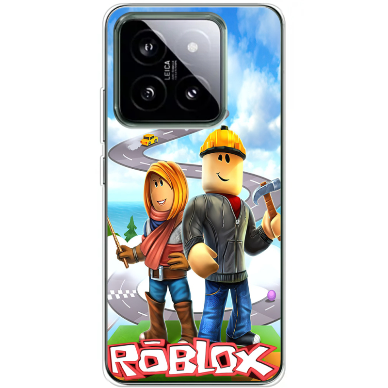 Чехол BoxFace Xiaomi 14 Pro Roblox Білдерман