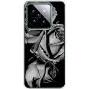 Чехол BoxFace Xiaomi 14 Pro Black and White Roses