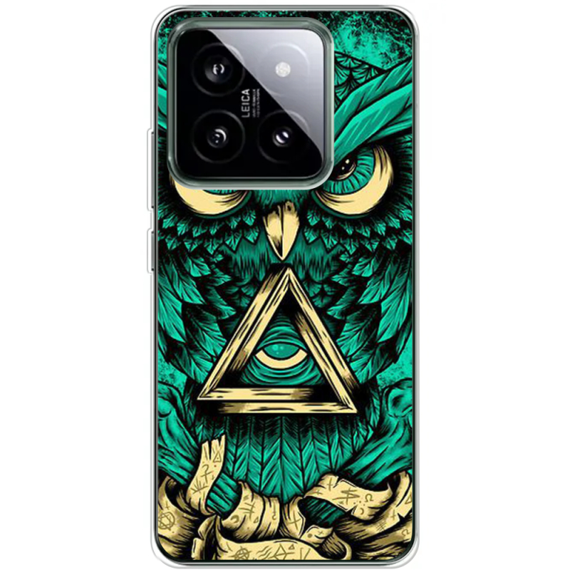 Чехол BoxFace Xiaomi 14 Pro Masonic Owl